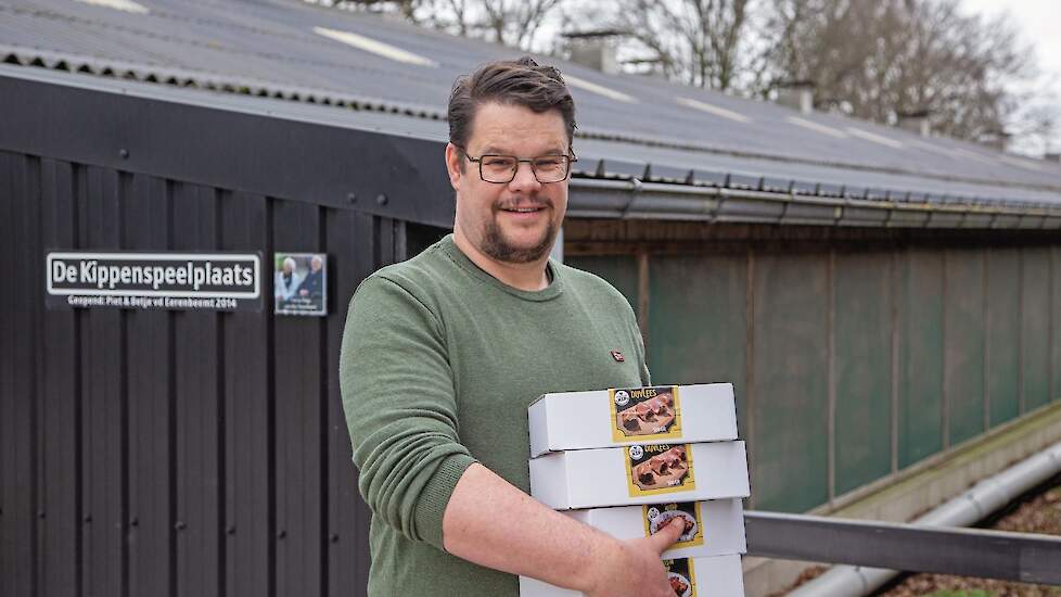 Vleeskuikenhouder Christian van Bommel (50) kan zijn geluk niet op als nieuwkomer met BBB met drie zetels in de nieuwe gemeenteraad van Venray (LB).
