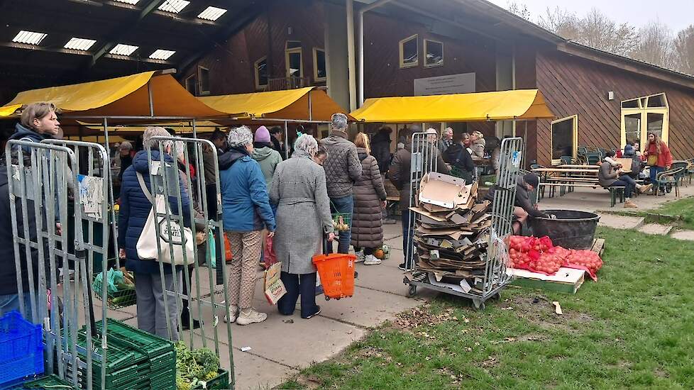 Bij de Stadboerderij in Almere was het lekker druk.