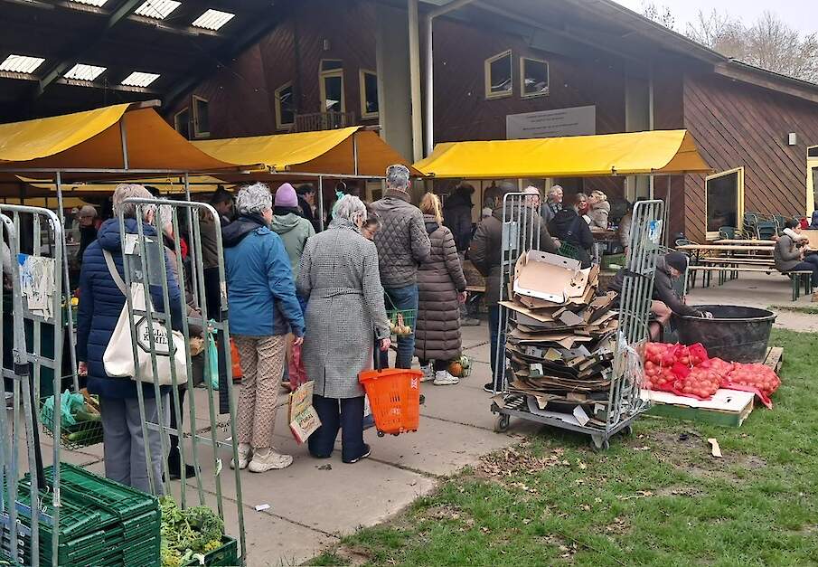 Bij de Stadboerderij in Almere was het lekker druk.