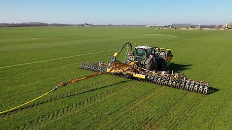 NIRS-sensor op sleepslangbemester bij bemesten