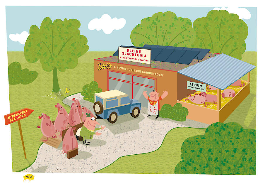 Door strengere regelgeving en hoge kosten is het voor kleinere slachterijen steeds moeilijker varkens te kunnen blijven slachten.