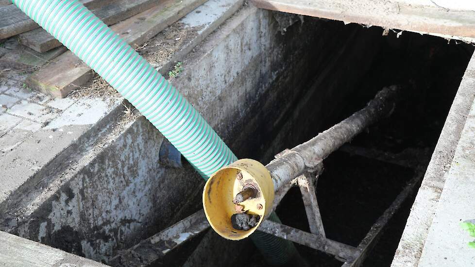 Drijfmest in opslag voor biologische verzuring