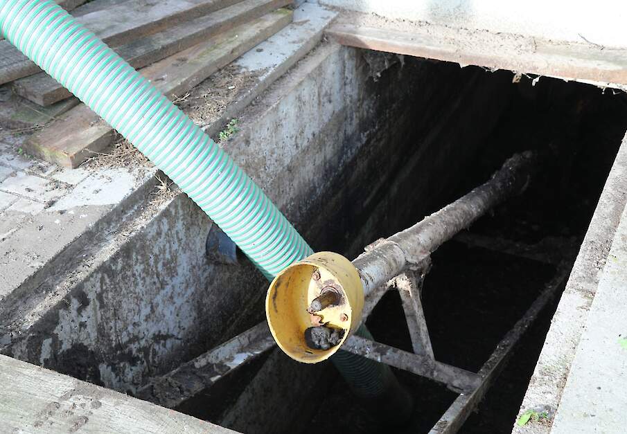 Drijfmest in opslag voor biologische verzuring