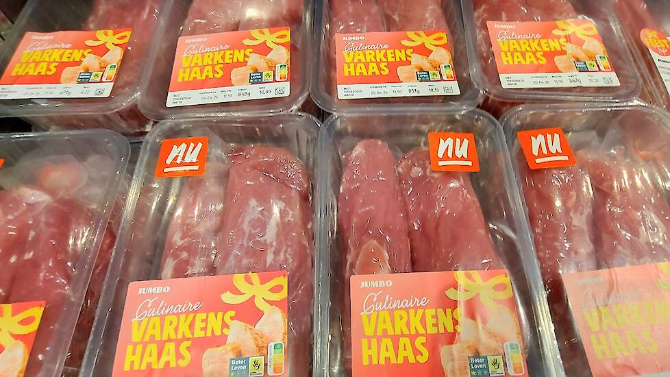 De vleesverkoop rond de paasdagen viel lager uit dan vooraf verwacht.