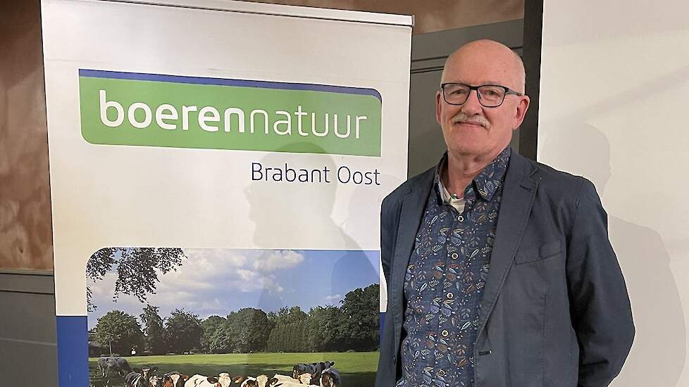 Wim Meulenmeesters, de nieuwe voorzitter van BoerenNatuur Brabant Oost.