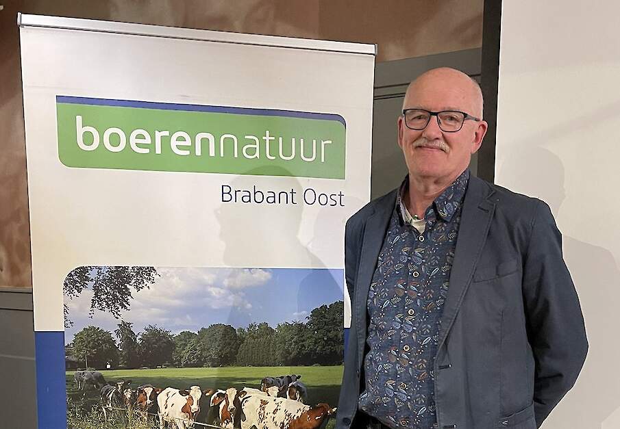 Wim Meulenmeesters, de nieuwe voorzitter van BoerenNatuur Brabant Oost.