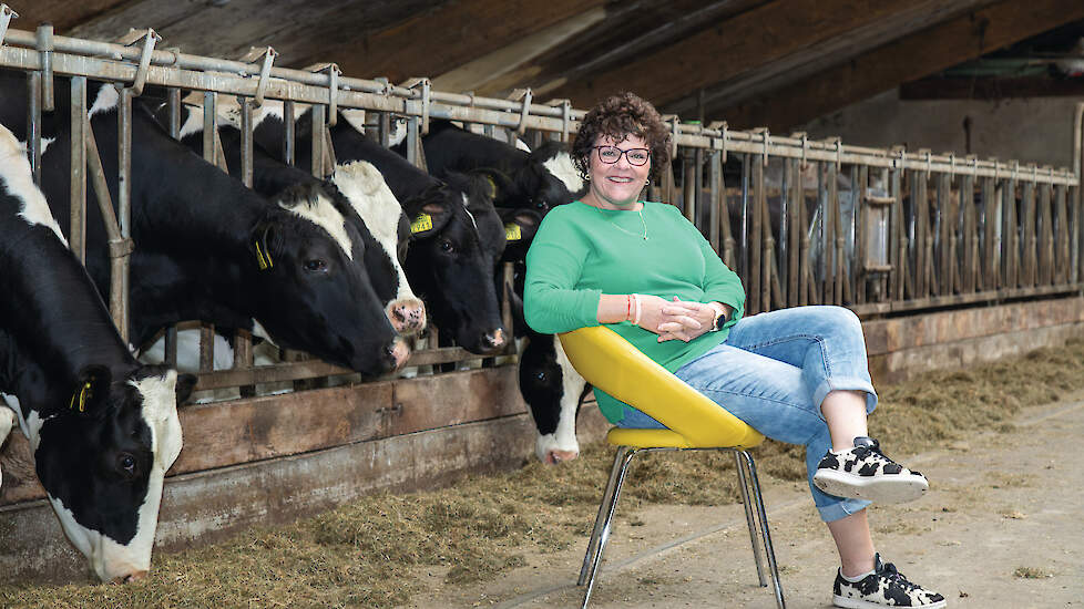 Ingrid de Sain, melkveehouder in Schellinkhout