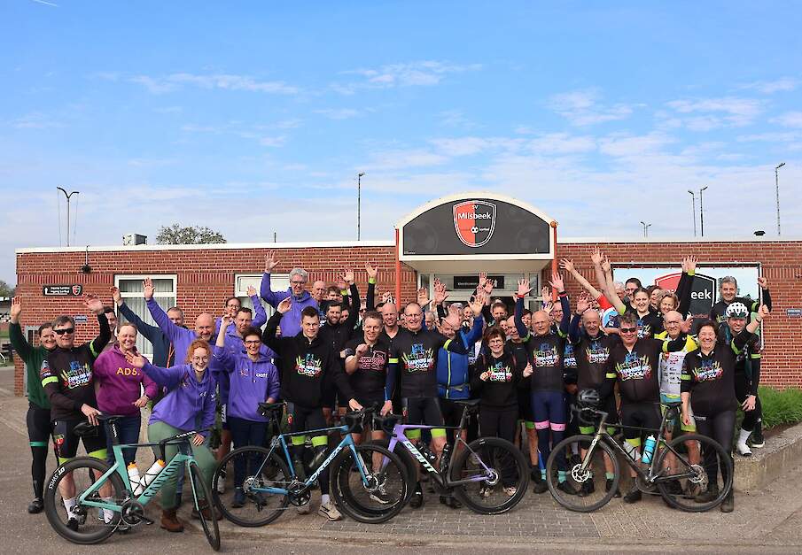 De start van de BIG Challenge training in Milsbeek (LB) afgelopen zaterdag 18 april.