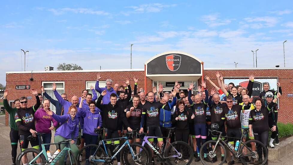 De start van de BIG Challenge training in Milsbeek (LB) afgelopen zaterdag 18 april.