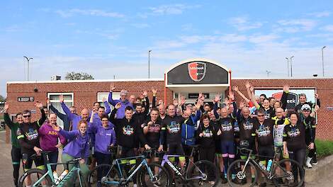 De start van de BIG Challenge training in Milsbeek (LB) afgelopen zaterdag 18 april.