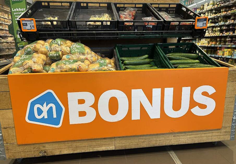 Overschot aardappelen nationale aardappelweek bonus Albert Heijn