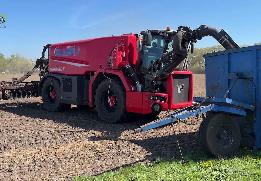 Vervaet Quad  550 pk 22 m3 tank van loonbedrijf Ellen Klazienaveen