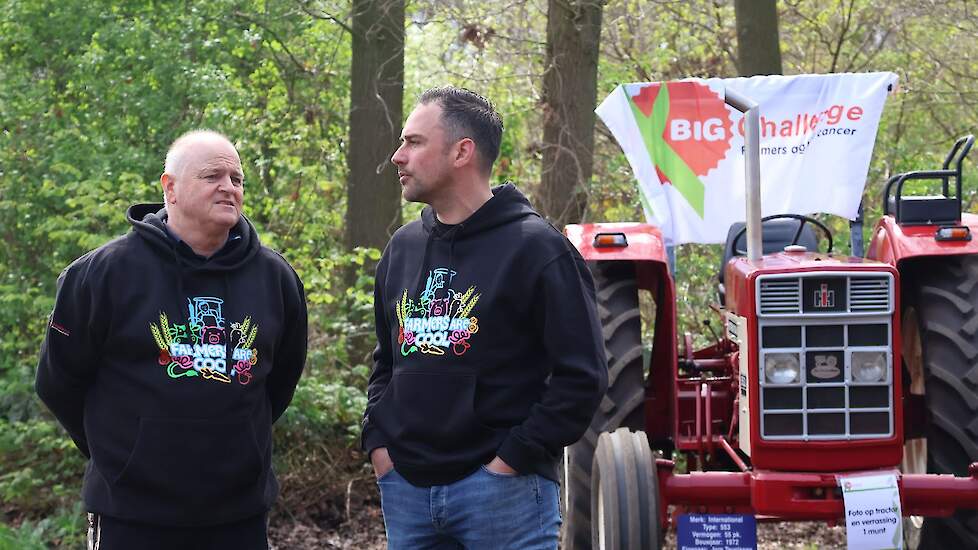 Marc Oudenhoven, gedeputeerde landbouw provincie Noord-Brabant, doet ook mee met BIG Challenge, rechts Maarten Robben.