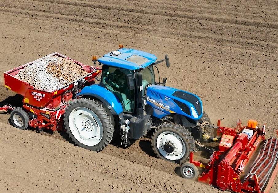 Aardappelen poten met Grimme combinaties