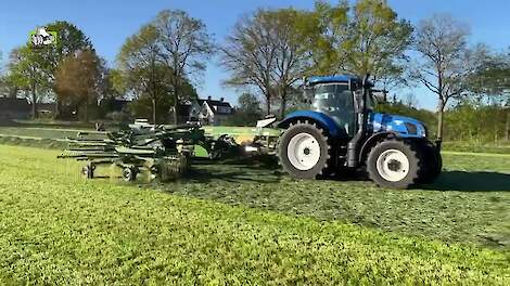 Nieuwe Krone SW TC 1250 bij Melkveehouderij van den Hurk