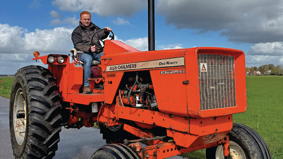 Met vier Allis-Chalmers-trekkers houdt Johan Straver de herinnering aan zijn vader &eacute;n het Amerikaanse merk levend.