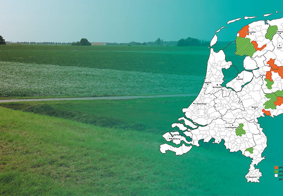 De gemiddelde agrarische grondprijs daalde in het eerste kwartaal van 2026 met 2,9 procent