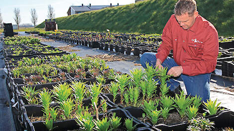 Paul van Egdom bij de weerbaarheidsproef die Lily Company zelf uitvoert.