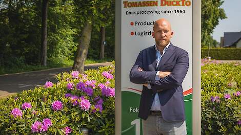 Adjunct directeur Jeroen IJzerman van eendenslachterij Tomassen Duck-To in Ermelo (GD).
