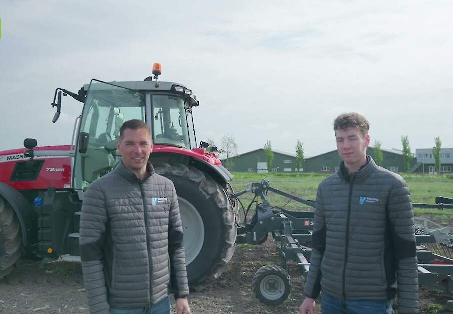 Saphir GrindStar in actie: ultralichte onkruidbestrijding en vals zaaibed