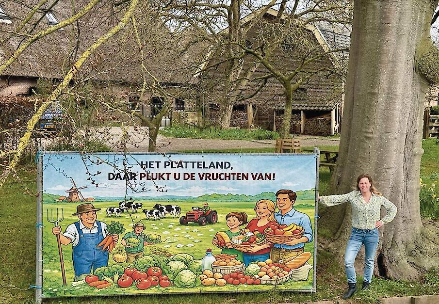 Spandoeken tegen UPLG in Westbroek.