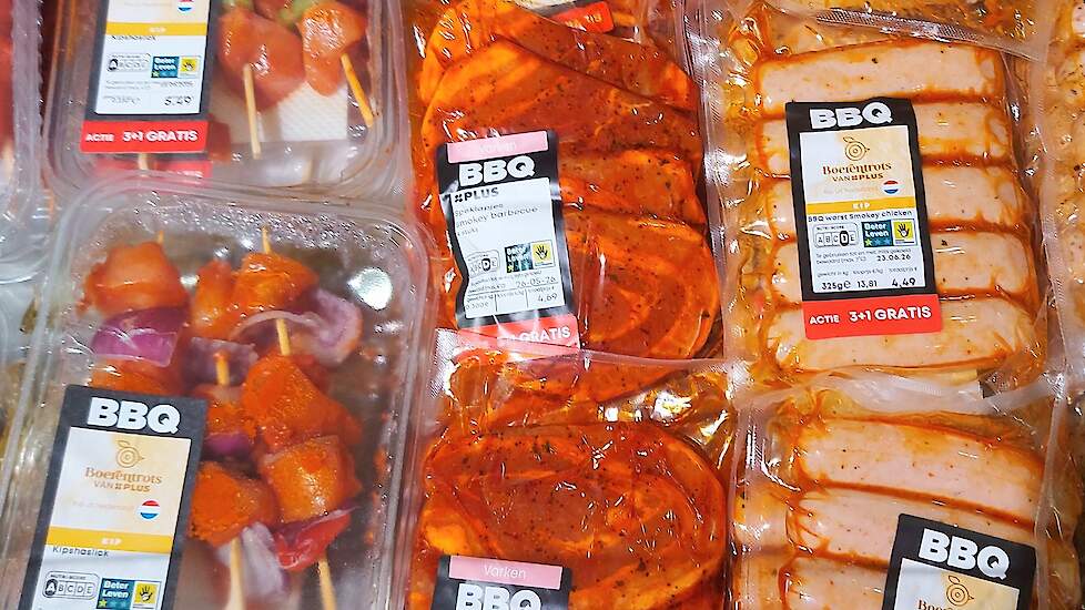 Door het warme weer zitten de BBQ-vlees verkopen duidelijk in de lift, maar de varkenshouders zien dit (nog) niet terug in de noteringen.