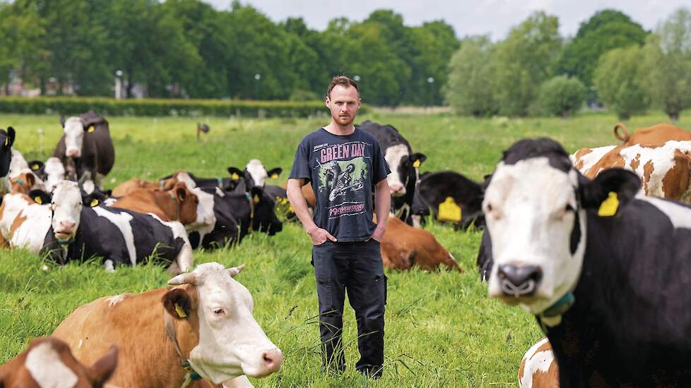 Ron van Zandbrink zegt dat gezonde koeien vanzelf voldoende melk produceren.