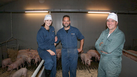 Danny en Carin de Graaf en Marc Kikkert