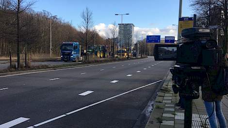 actievoerende boeren uit Groningen