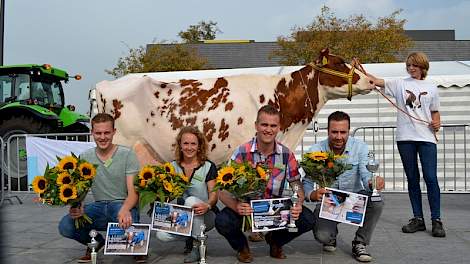 Van links naar rechts: Dennis Nijhof, Jorien Vosman, Henry Kamphuis en Gerrit de Groot.