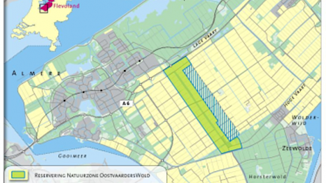 OostvaardersWold: kosten 400 miljoen, 800 hectare aangekocht